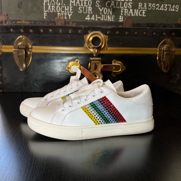 Marc Jacobs Empire Strass Lace Up Sneakers - Picture 4 of 14